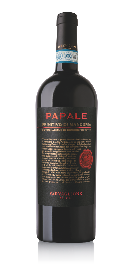 Varvaglione PAPALE PRIMITIVO MANDURIA DOP 2023